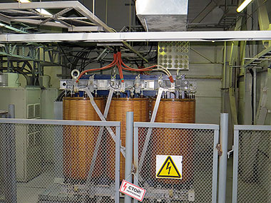Надшахтный комплекс ГС-2, сухой трансформатор
